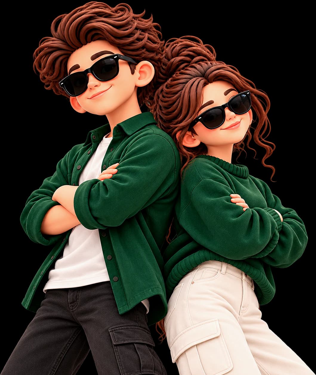 Two members of the Devzey team